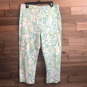 Lilly Pulitzer School’s Out Fish Print Pant Size12